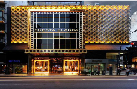 永福门头设计与商业空间的纽带。