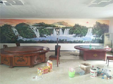 永福墙绘-写实风景