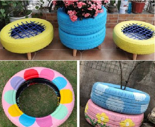 永福墙体彩绘-变废为宝