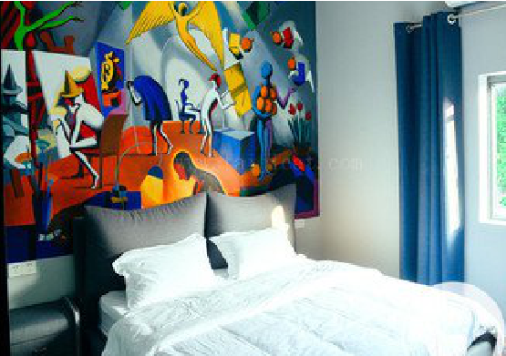 永福对于酒店的墙体彩绘而言更注重哪些方面？