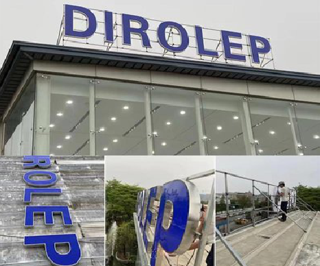 永福楼顶发光字安装的注意事项。